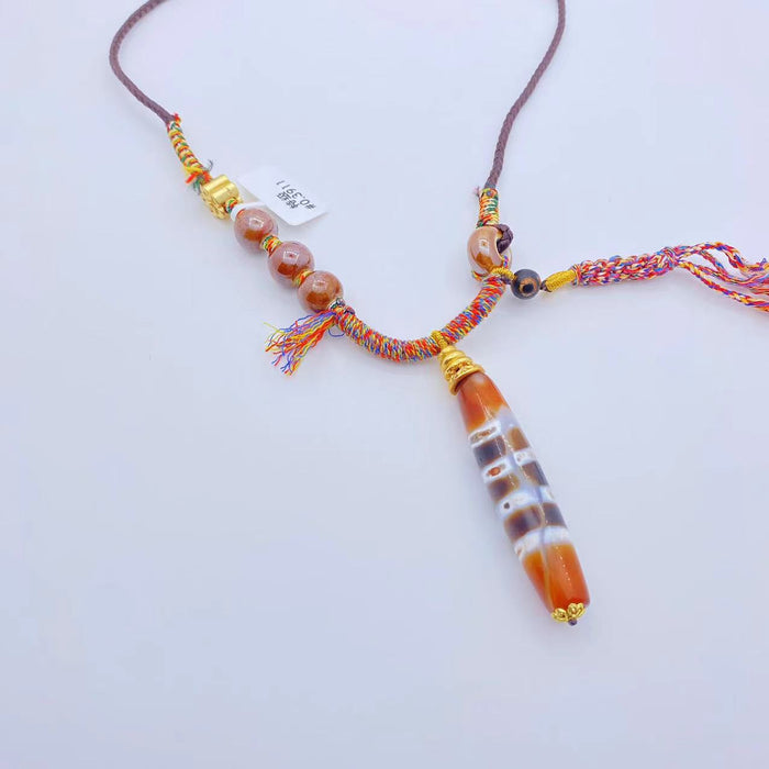 West Asia thread bead DIY pendant